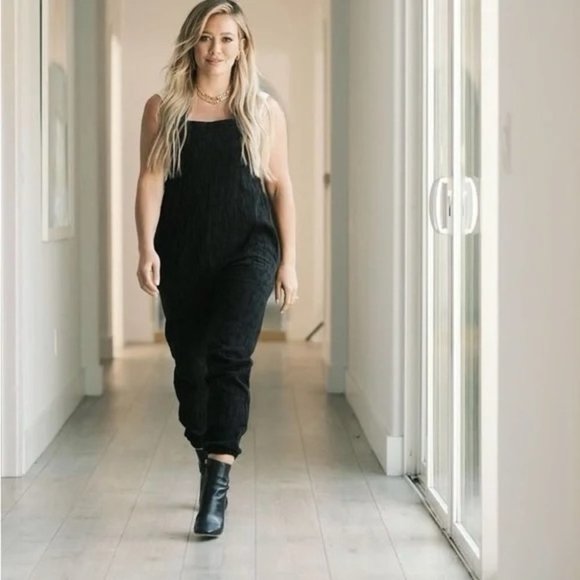 Smash + Tess Black Tencel Romperalls, Small - Picture 3 of 11